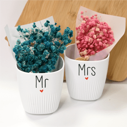 Moka tasse couple Mr & Mrs