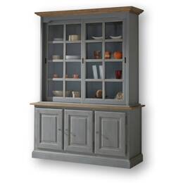 Composition vitrine 2 portes coulissantes en 160 VENCE