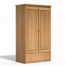 Armoire penderie 2 portes & tiroir THIO