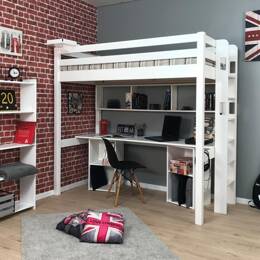 Mezzanine haute 90x190 aménageable CARLIT