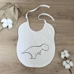 Bavoir Bébé T-Rex
