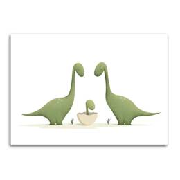 Affiche Famille Diplodocus