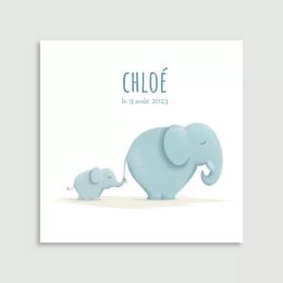 Faire-part Éléphants