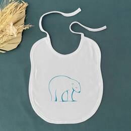 Bavoir Bébé Ours Polaire
