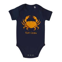 Body Bébé Petit Crabe - bleu
