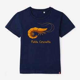 T-shirt Enfant Petite Crevette - bleu