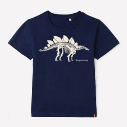T-shirt Enfant Stegosaurus - bleu