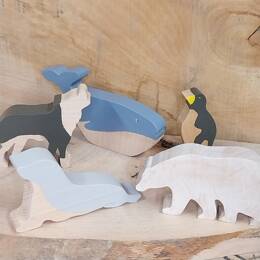 Animaux en bois - Banquise