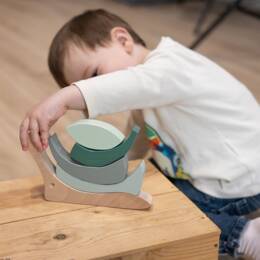 Puzzle Bébé Bois Vert