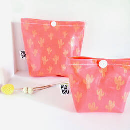 Pochette de cotons démaquillants gris