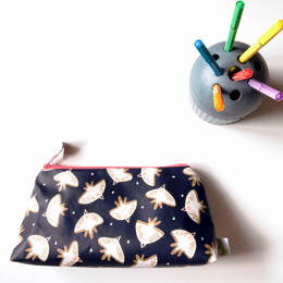 Trousse Bleu nuit Oiseaux
