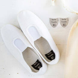 Autocollants personnalisés pour identifier les chaussures.