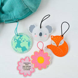 Etiquette personnalisée pour sac, cartable ou bagage