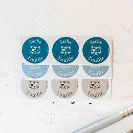 Autocollants ronds personnalisés pour marquer ses affaires