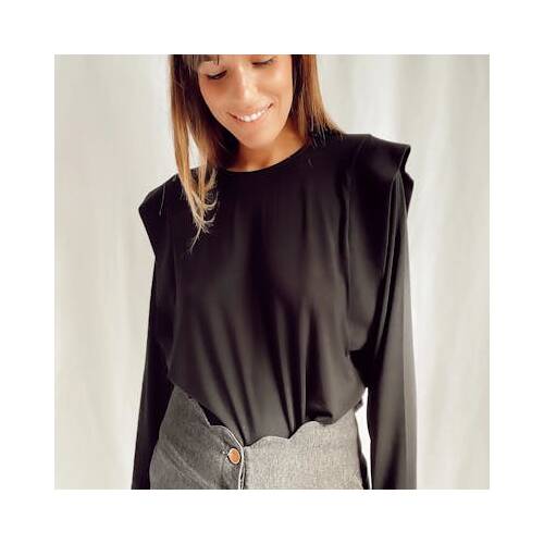 Ginette Garde - Tee-shirt Ginette bambou - black