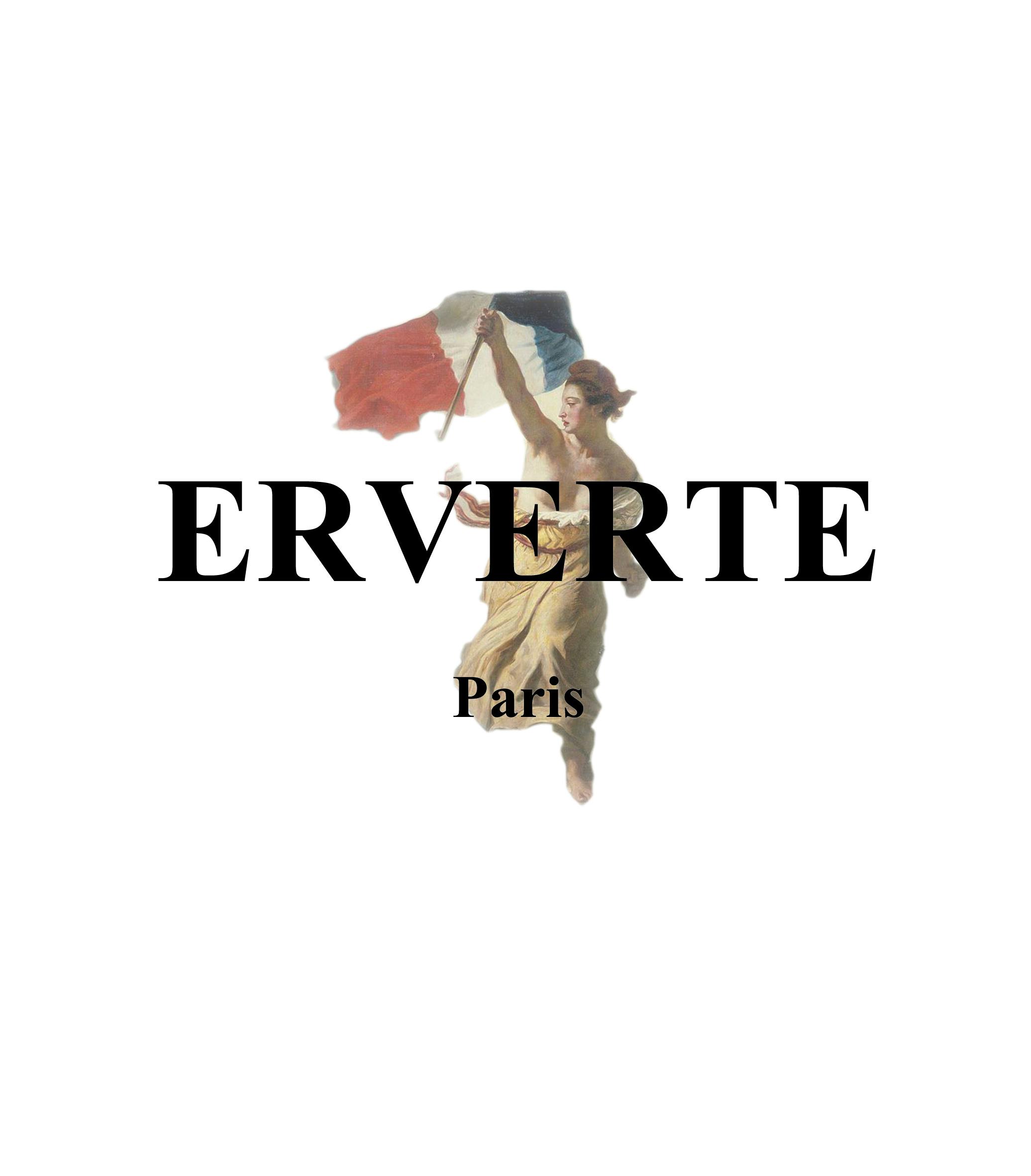 Logo entreprise Erverte, marque de prêt à porter masculin en fibres naturelles et fabriqué en France.