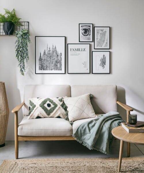 Salon méditerranéen décoré par Zôdio.