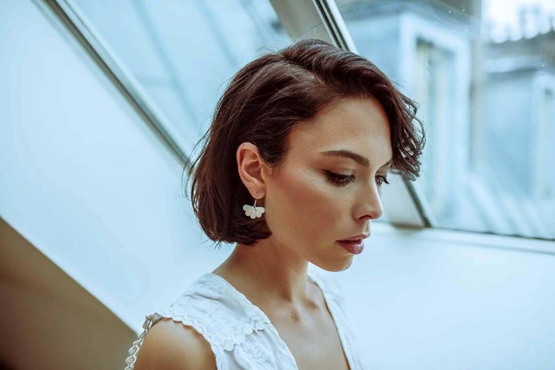 Boucles d'Oreilles Milo fabriquées en France.