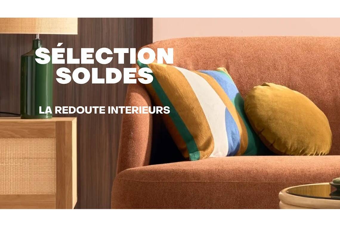 La Redoute Intérieurs été 2023. Des produits déco et mobilier Made in France en solde.