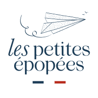 Logo société les petites épopée. Marque de mode enfantine fabriqué en France.