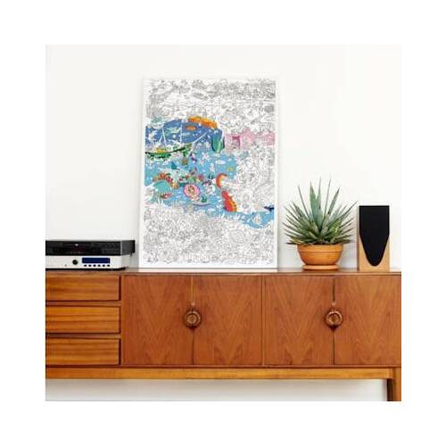 OMY - Poster à colorier - Océan