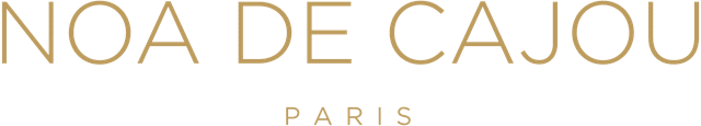 Logo société NOA DE CAJOU PARIS. Accessoires et linge fabriqués en France.
