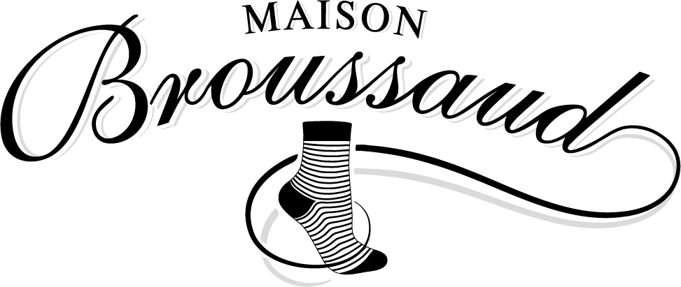 Logo Maison Broussaud fabricant de chaussettes françaises.