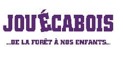 Logo de la marque JOUECABOIS spécialiste des jeux de constructions et d'éveil en bois Made in France.