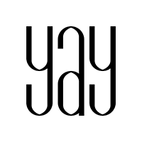 Logo de la marque yay paris fabricant de bijoux de mode artisanaux et de pièces d'orfèvrerie fabriqués en France.
