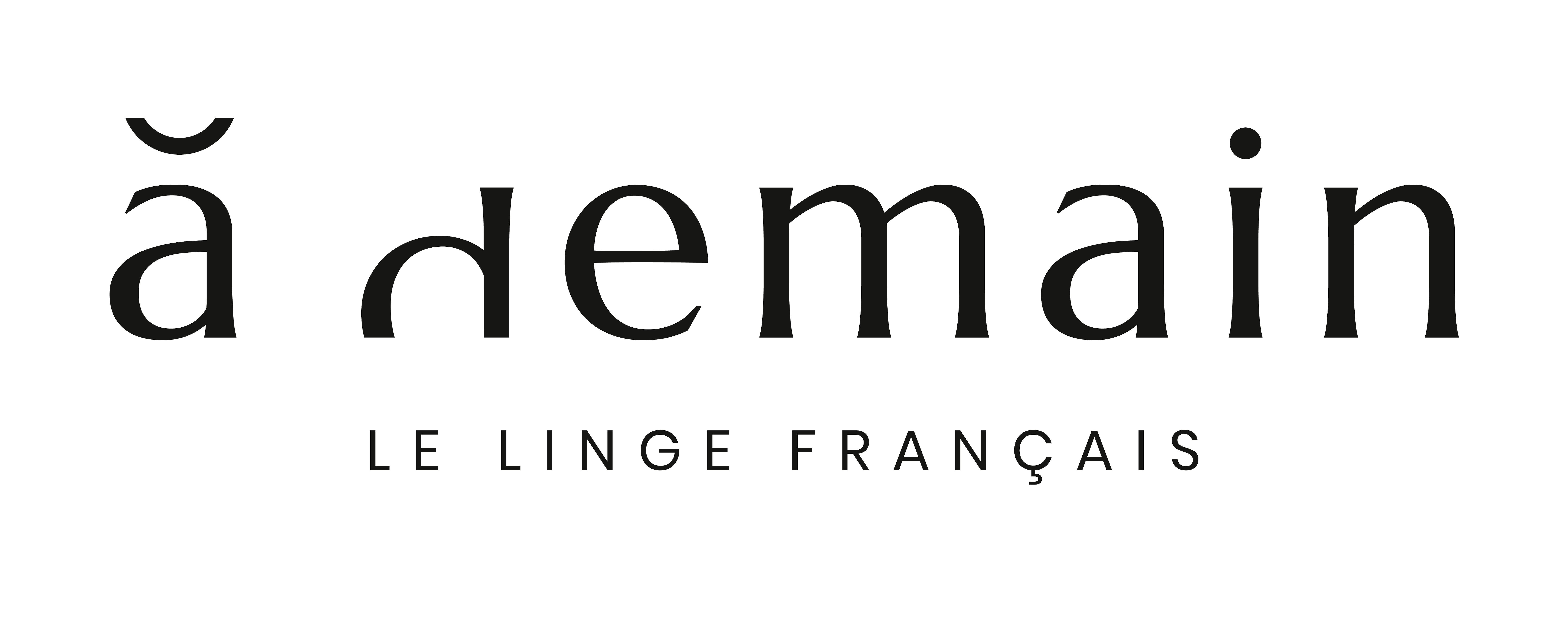 Logo de la marque A demain fabricant de linge Made in France.