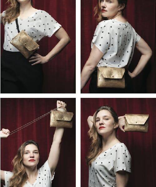 4 façons de porter son sac fabriqué en France pour nous accompagner dans toutes nos vies en toute légèreté.  