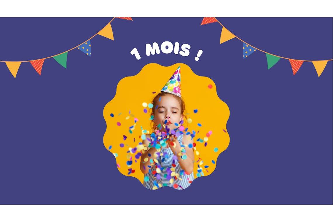 Déjà 1 mois d'existence, merci de votre soutien !