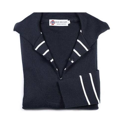 Vareuse bleu marine made in Bretagne.