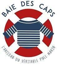 Logo société Baie des Caps. Pulls marins et accessoires fabriqués en France.