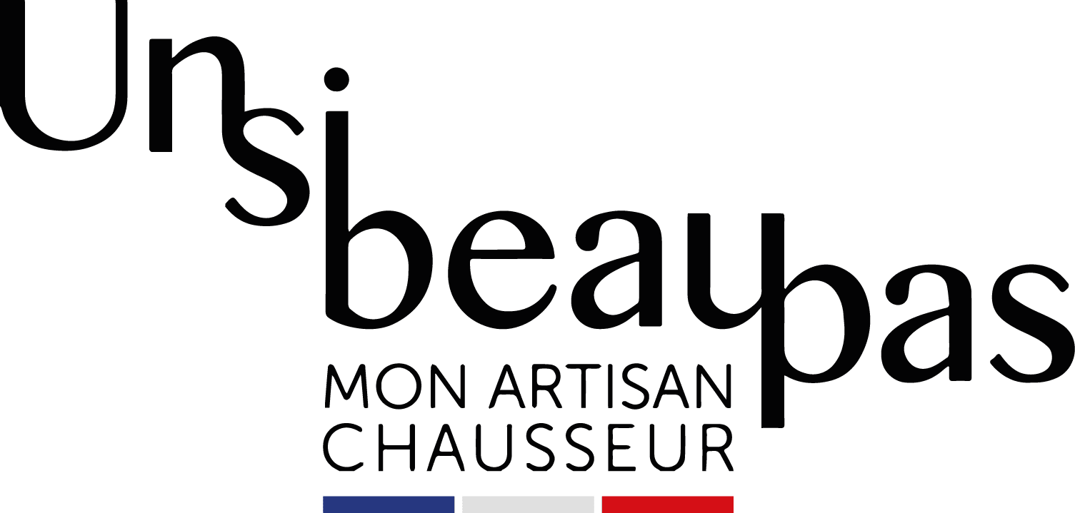 Logo société Un Si Beau Pas. Mon artisan chausseur.