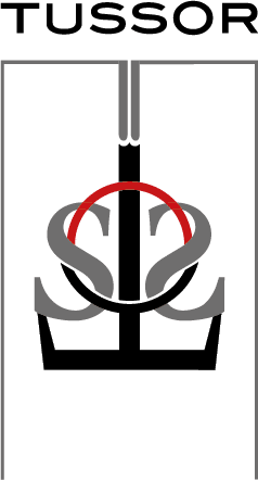 Logo de la marque Tussor fabricant artisanal de sacs et petite maroquinerie fabriqués en France.