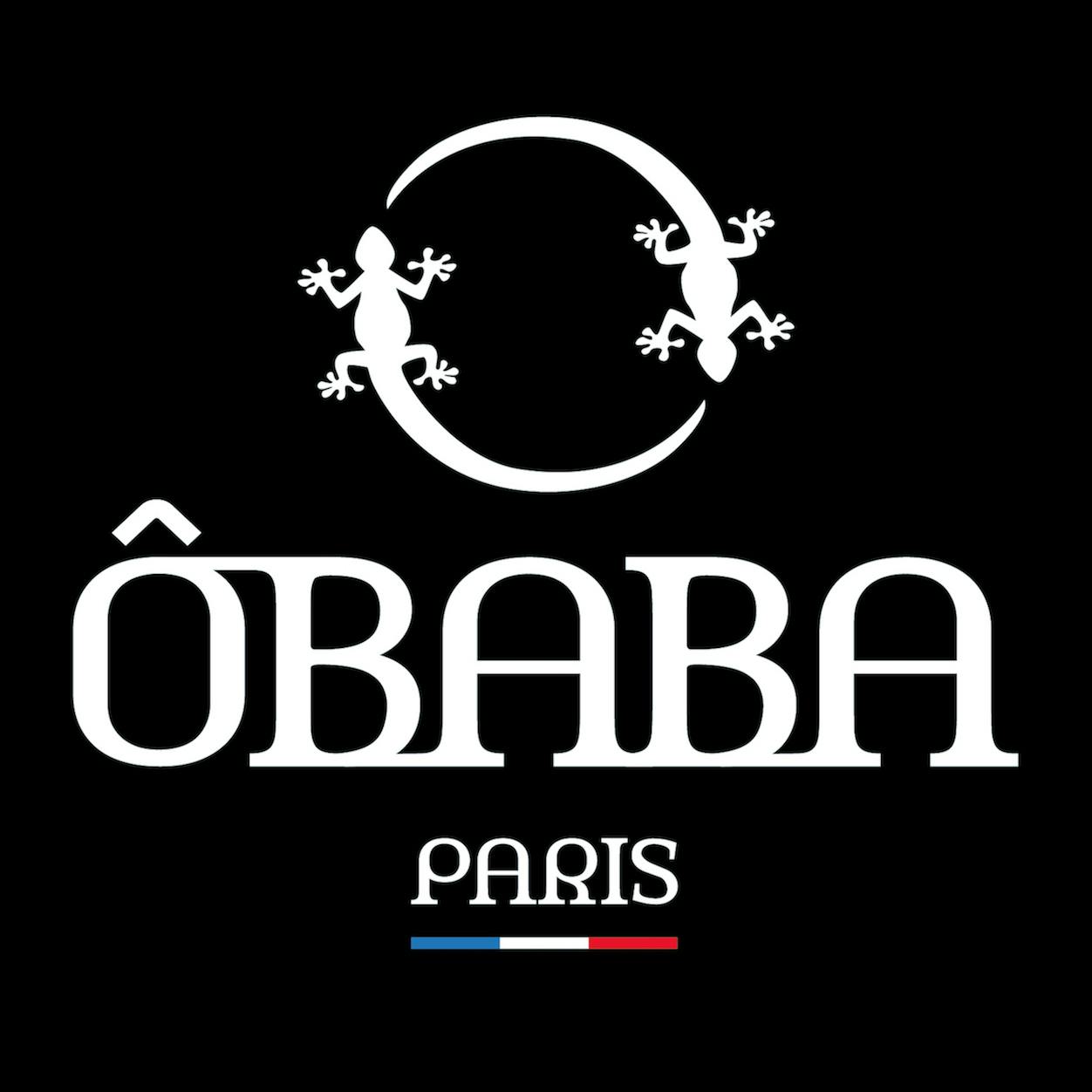 Logo de la marque ÔBABA fabricant de draps de plage fabriqués en France.