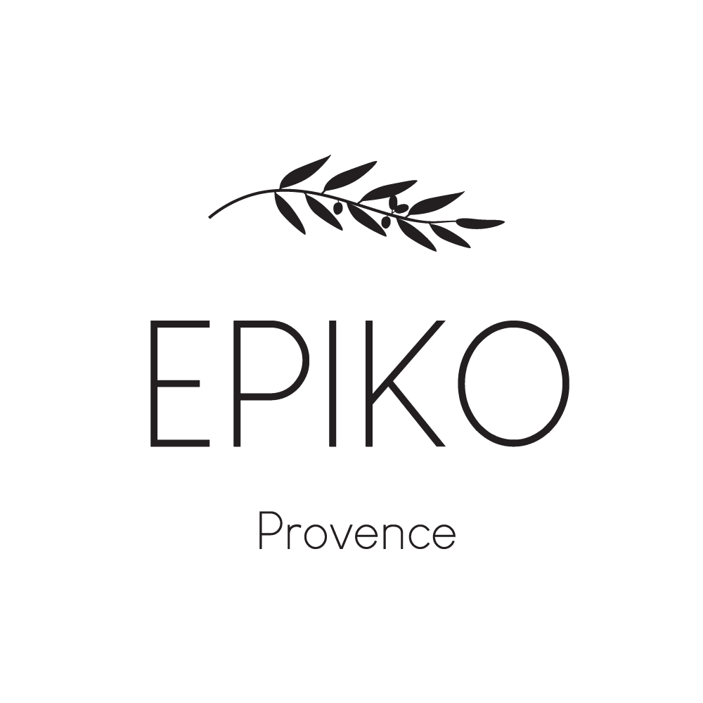 Logo de la marque Epiko, fabricant de vêtements en coton bio GOTS pour bébé et enfant fabriqués en Provence.