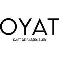 Logo de la marque oyat fabricant de braseros Made in France.