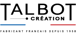 Logo de la marque Création Talbot fabricant de tabliers et vêtementsMade in France de qualité professionnelle et personnalisables.