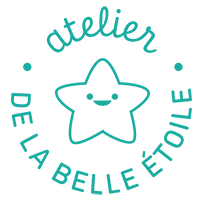 Logo de l'entreprise Atelier de la belle étoile  marques de jouets en bois et livres Made in France.