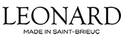 Logo de la marque Léonard fabricant de pinceaux cosmétiques fabriqués en France.