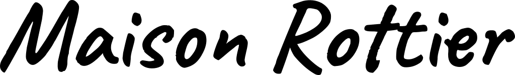 Logo de la marque Maison Rottier, fabricant français de sacs et petite maroquinerie en cuir