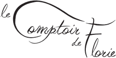 Logo de la marque Le Comptoire de Florie fabricante artisanale de bijoux fantaisies.
