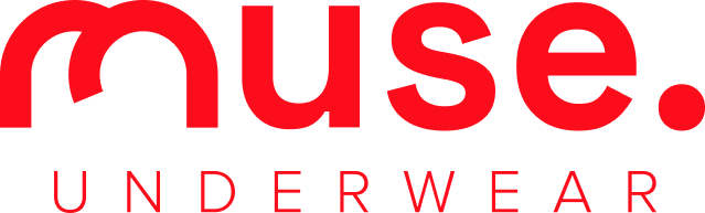 Logo de Muse Underwear, marque de sous-vêtements sains en modal et fabriqués en France.