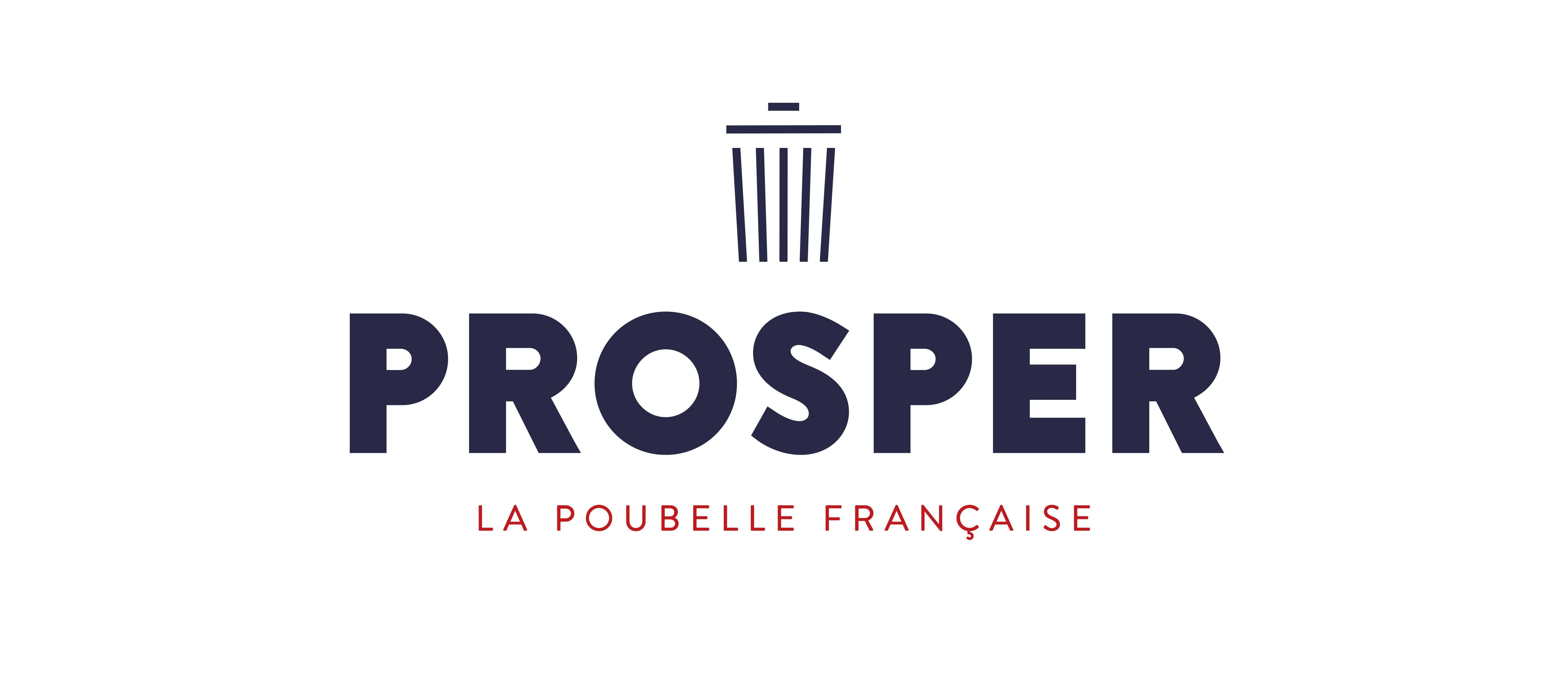 Logo de la marque Prosper fabricant de poubelles et accessoires salle-de-bains et toilettes fabriqués en France.