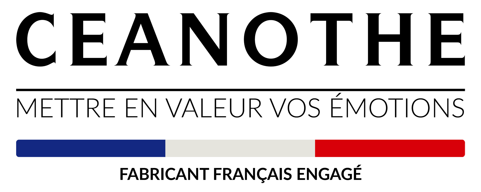 Logo de la marque de Ceanothe fabricant de cadres, albums photos, art mural, radiateur et objets déco Made in France.