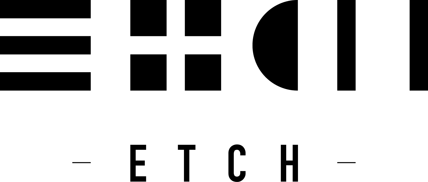 Logo de la marque ECTCH marque de couteaux de cuisine fabriqués en France pour les chef cuisto.