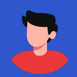 Icone d'un homme brun.