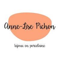 Logo de la marque Anne-Lise Pichon, fabricante de bijoux  artisanaux en porcelaine.